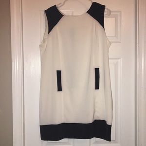 White & Black Dress